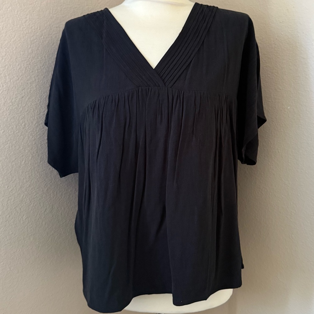 NWT Madewell Lusterweave Pintuck Blouse - Picture 3 of 6